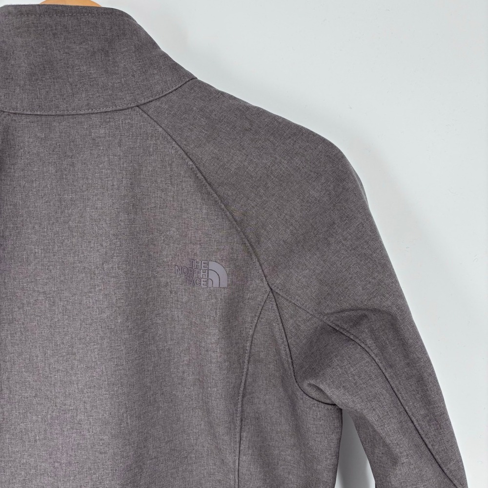 The North Face Womens Apex Bionic 2 Softshell Jacket Sz M Grey Heather Windwall - Picture 7 of 9